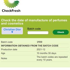 check fresh parfum